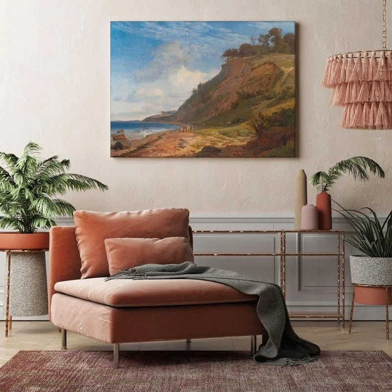 A Danish Coast Canvas Painting - Roskilde Fjord - Gallery Wrap media 3