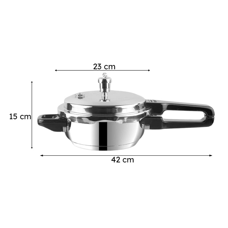 Vinod Lunor Pressure Cooker Stainless Steel - 3500 mL/9 Inches media 11