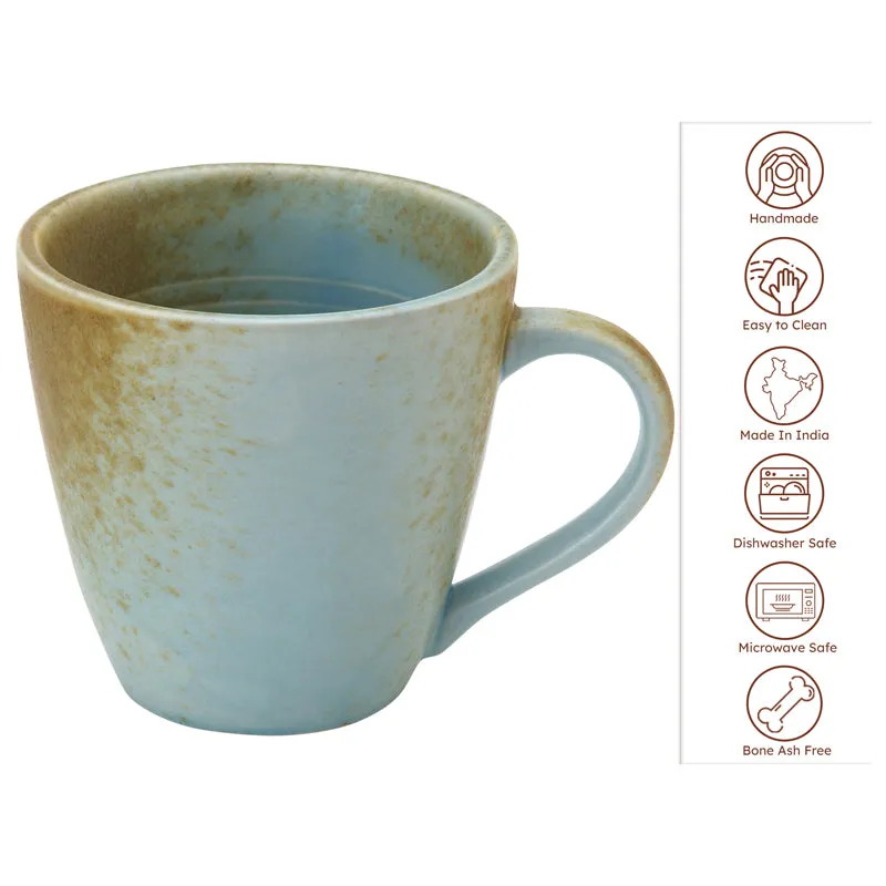 Tivraa Ceramic Coffee Mug (350 mL Each) - Set of Six media 5