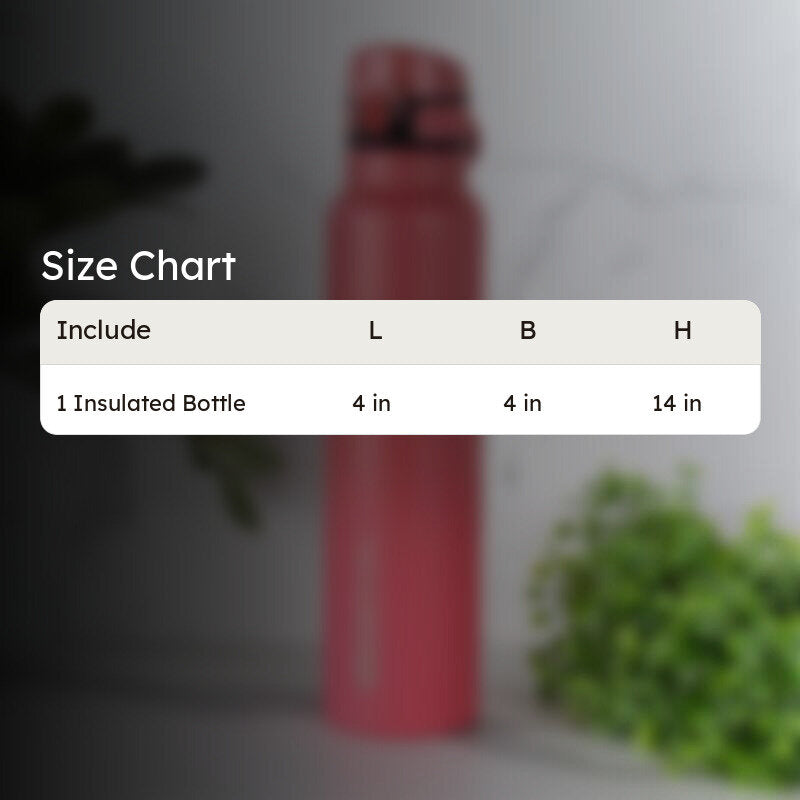 Magi Hot & Cold Thermos Water Bottle (Red & Pink) - 1000 mL media 6