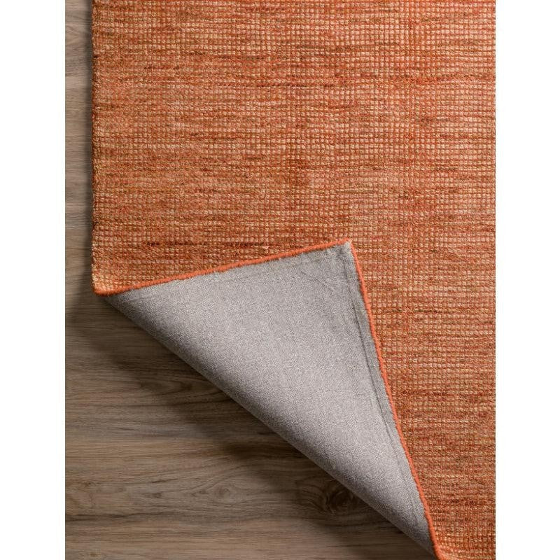 Thread Tale Hand Woven Wool Rug - Orange & Brown media 6