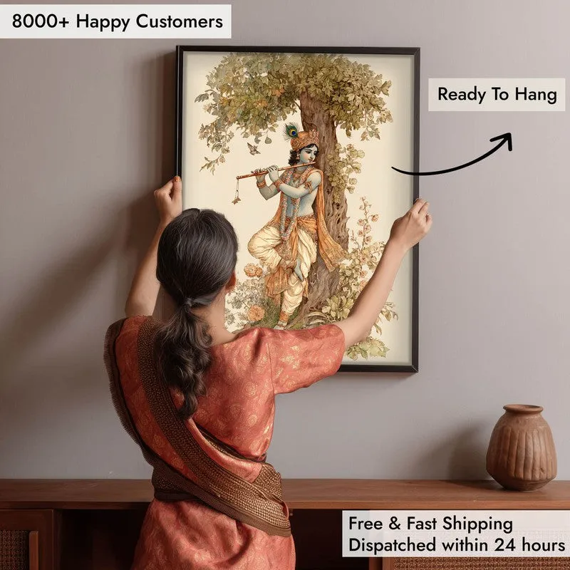 Sri Krishna Murlidhar Divine Archival Paper Wall Art media 5