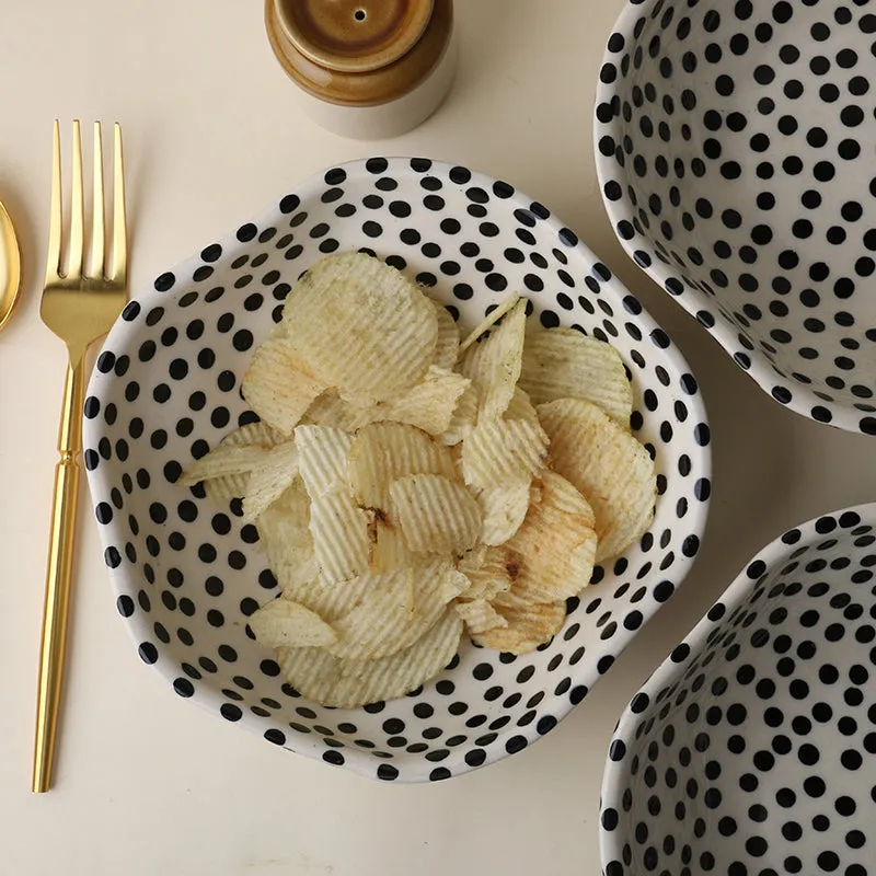 Otello Ceramic Snack Bowl (Black) - 350 mL media 6