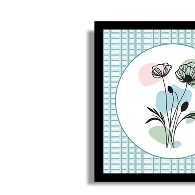 Petal Pastels Wall Art with Black Frame media 5