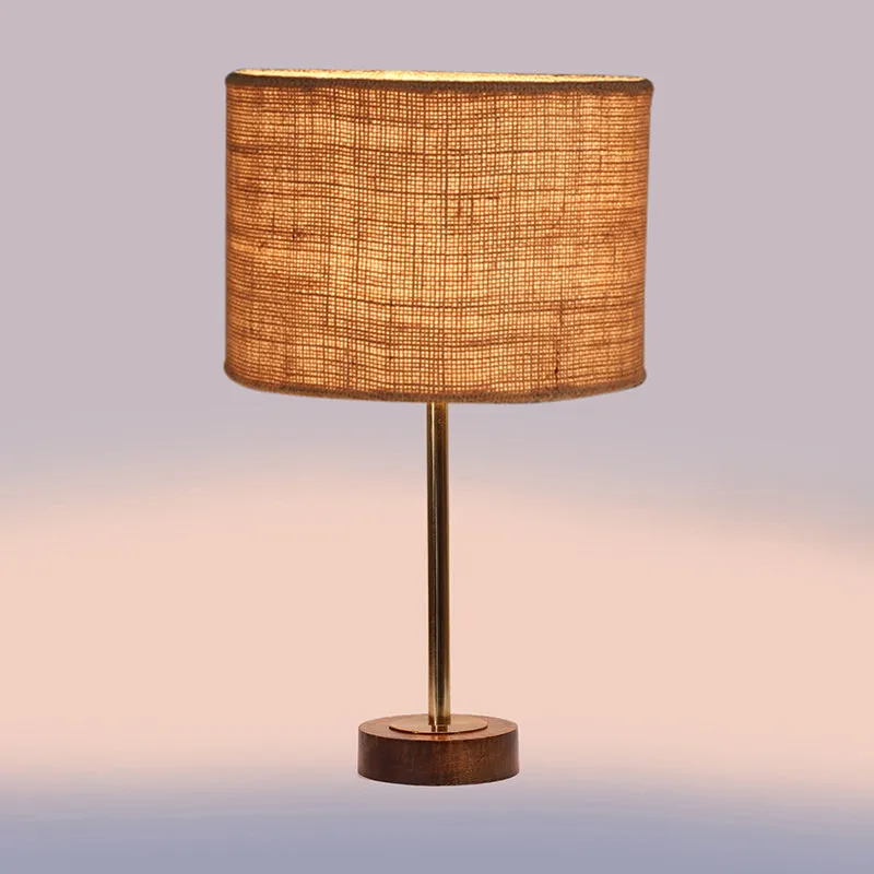 Sienna I Rodin Wooden Table Lamp - Beige,Gold,Brown media 5