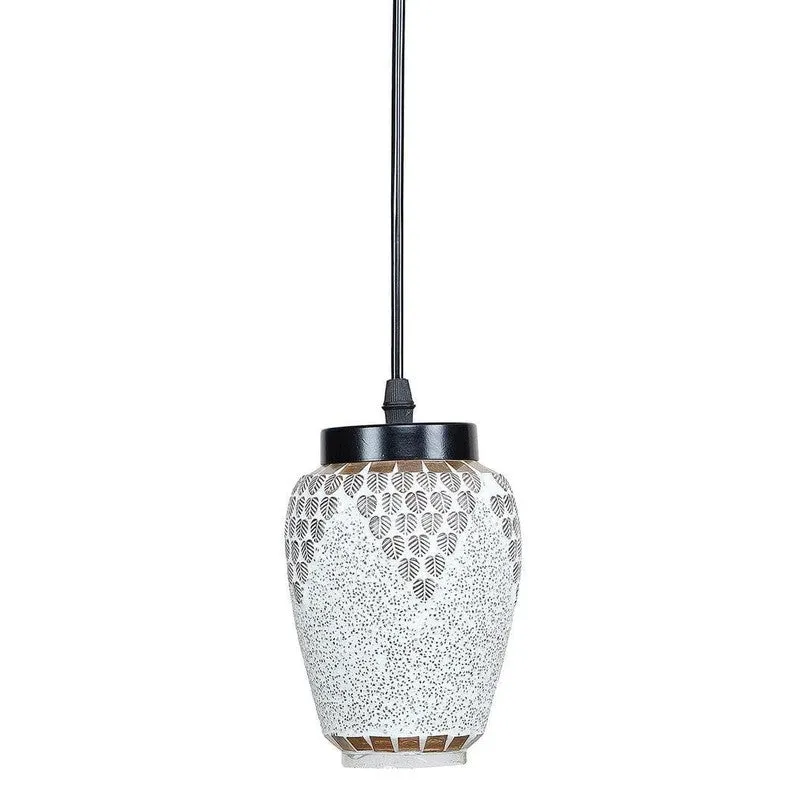 Indigo Moroccan Glass Ceiling Lamp media 6