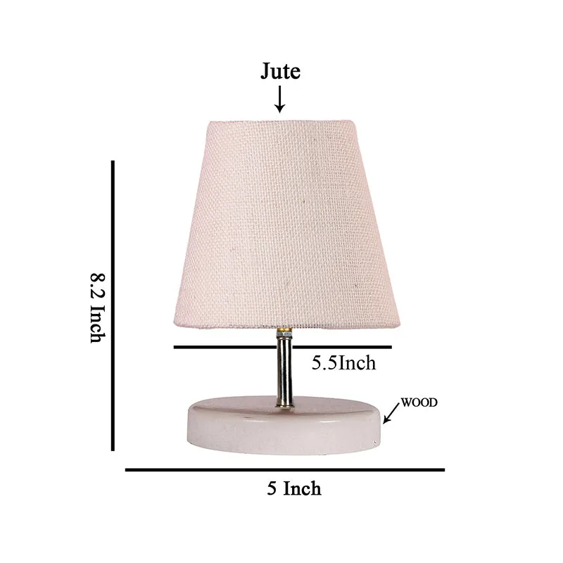 Vero Jute Table Lamp - White media 5