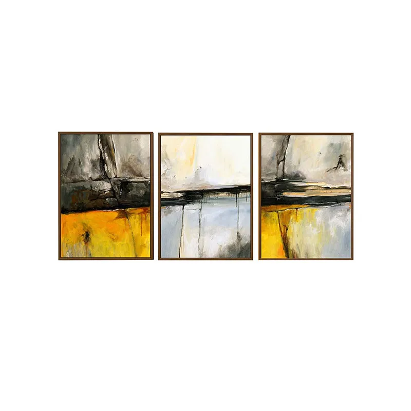 Astura Chrome Wall Painting - Set Of Three media 3