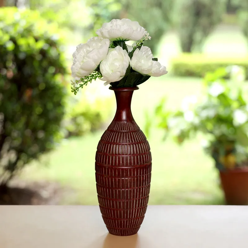Fiora Artificial Rose (White)  Set of Two media 1