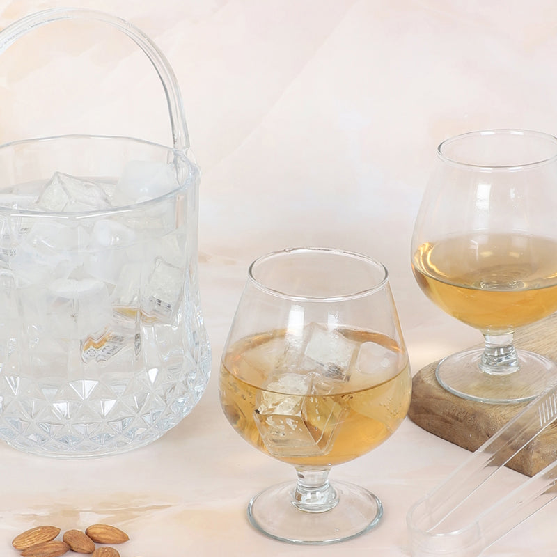 Trimo 1000 ML Ice Bucket With 300 ML Glass And Tong - Four Piece Set media 4