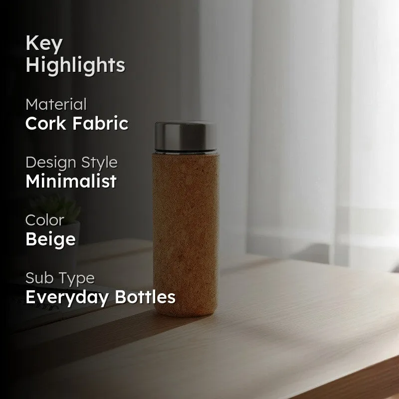Vintara Water Bottle (Beige) - 500 mL media 2