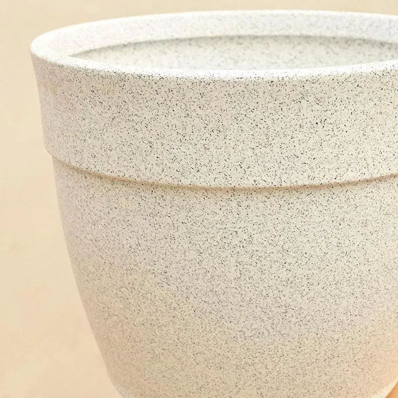 Ugaoo Barca Round Large Planter - White media 4
