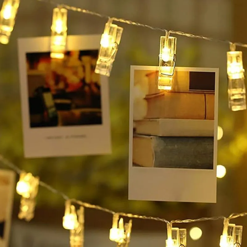 StarryNest Plastic Photo Clip String Lights media 7