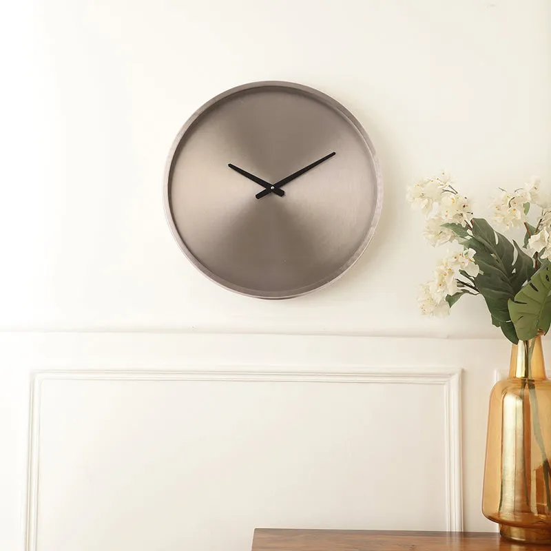 Runa Metallica Wall Clock - Silver media 1
