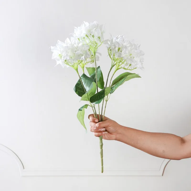 Bougainvillea Artificial Flowers - White media 3