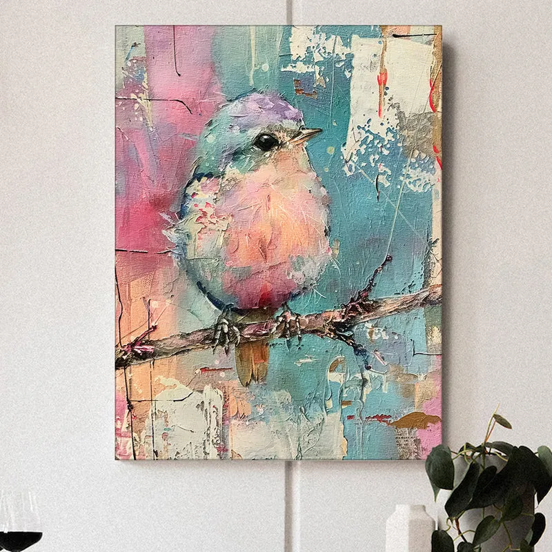Whimiscal Bird II Canvas Wall Art media 3