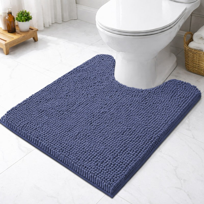 SolidEase Microfiber Bath Mat - Navy