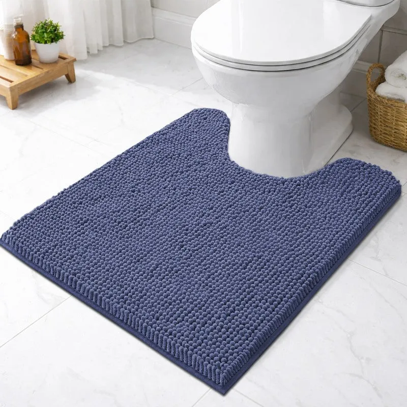 SolidEase Microfiber Bath Mat - Navy media 1