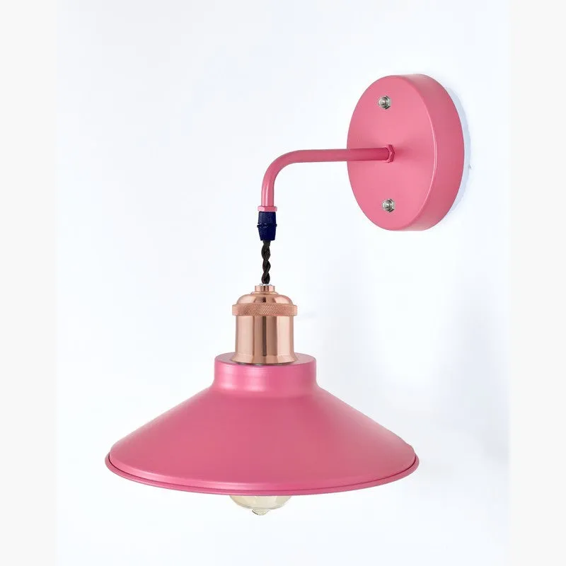 ZenithAura Multi-Choice Metal Wall Lamp - Pink media 4