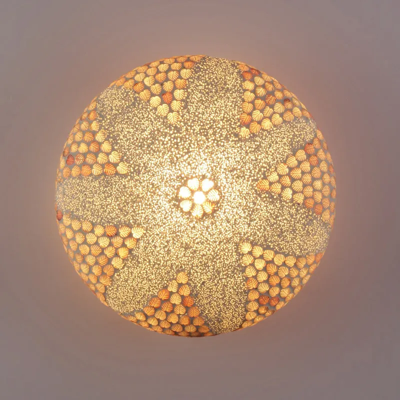 Solith Flush Mount Glass Ceiling Lamp media 2