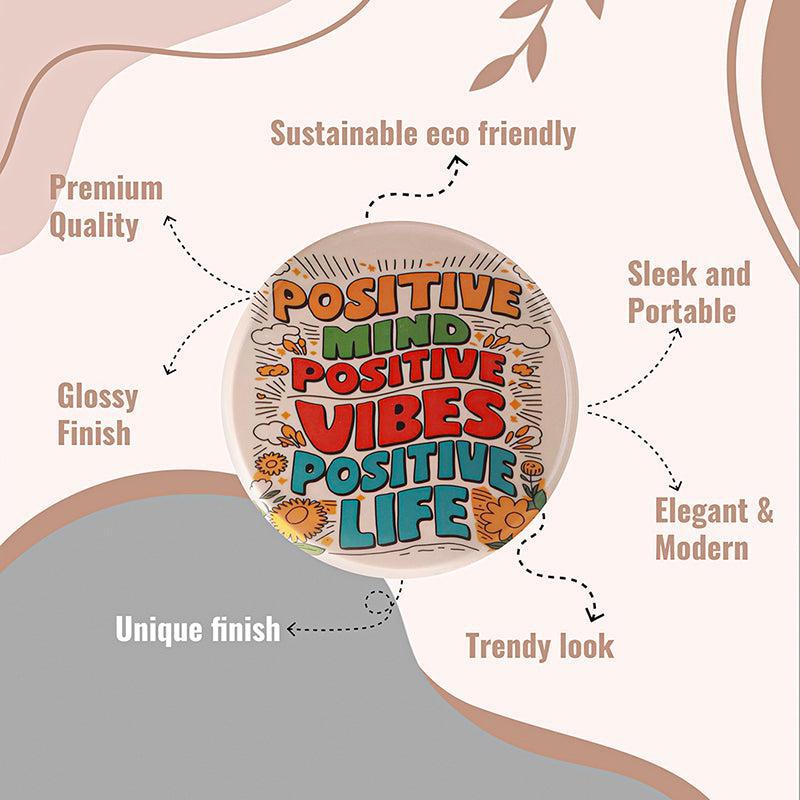 Lorian Positive Vibes Printed Metal Wall Plate media 4