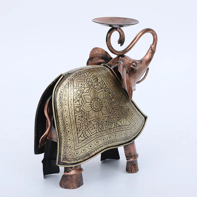 Elephant Salute Tea Light Holder media 4