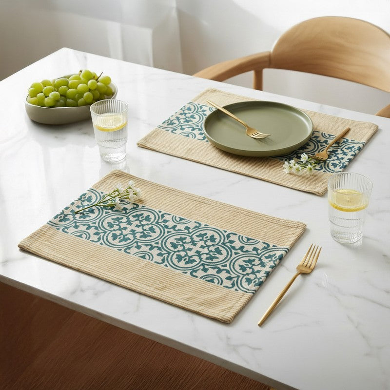 Ethnic Aura Canvas Table Mats - Set Of Two