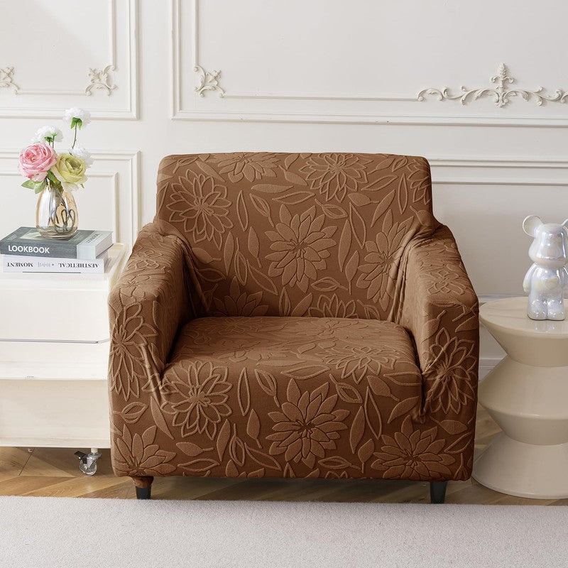 Cresvian Sofa Cover - Brown media 3
