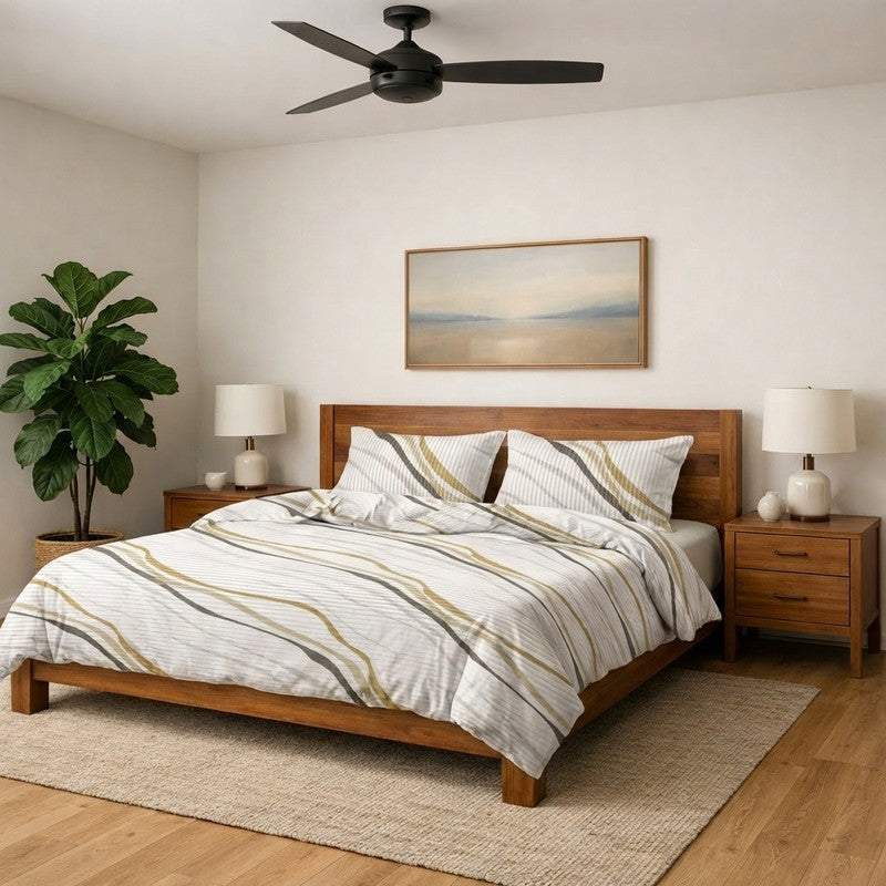 Axis Wave Bedsheet - 190 GSM - Queen/Double