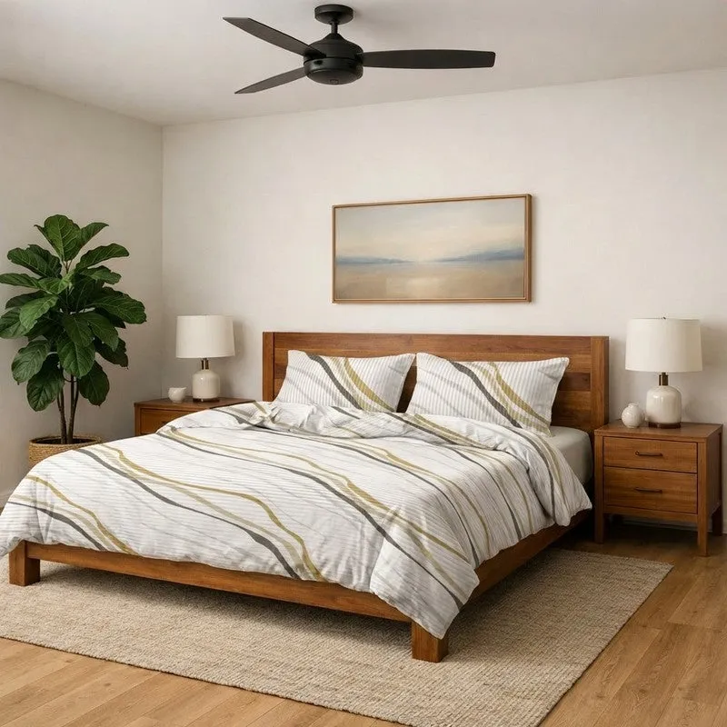 Axis Wave Bedsheet - 190 GSM media 1