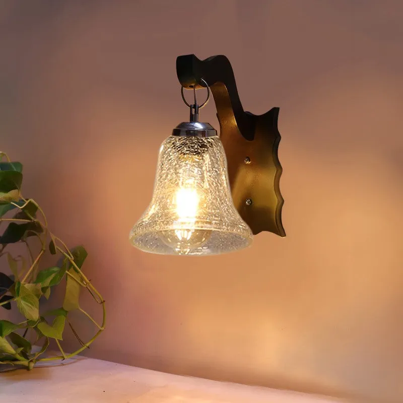 Lumi Crystal Arched Glass Wall Lamp media 5