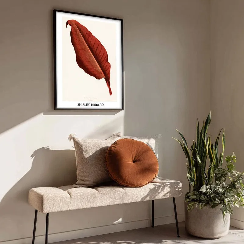 Canna Atro Nigricans Shirley Hibberd Archival Canvas Wall Painting - Black Frame media 4