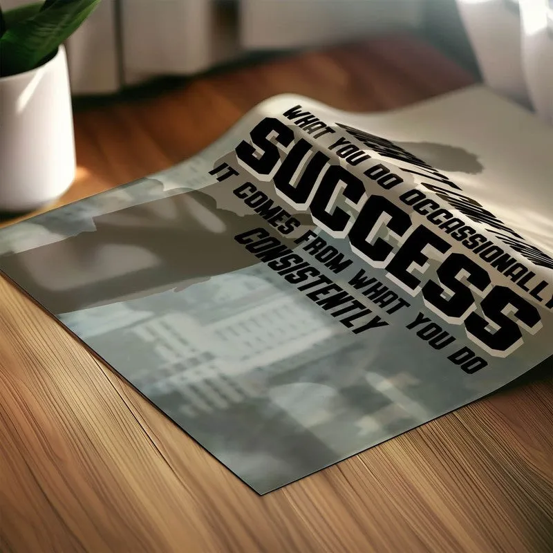 Success Mindset Wall Poster media 5