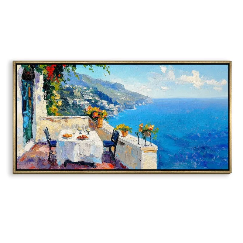 Sail Beyond Canvas Wall Painting With Frame media 3