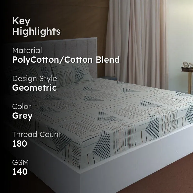 Aztec Charm Bedsheet - 140 GSM media 2