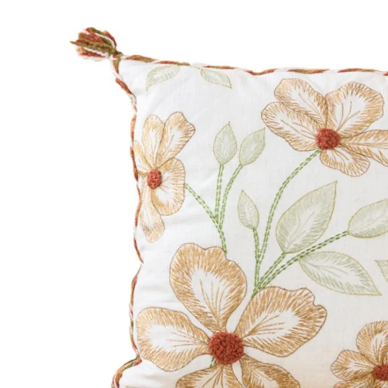 Daisy Rust Petals Cotton Cushion media 4