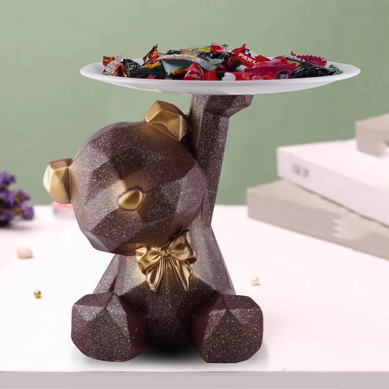Baloo Bear Painted Polyresin Show Piece - Brown media 1