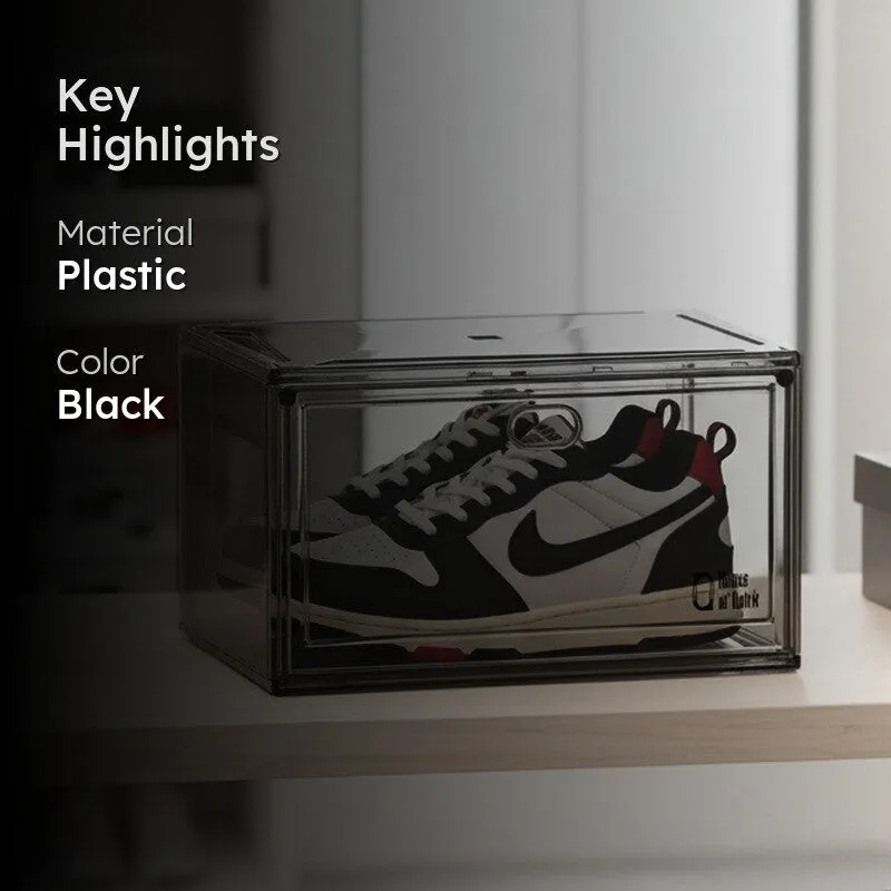 Pair Keep Shoe Rack - Black media 2