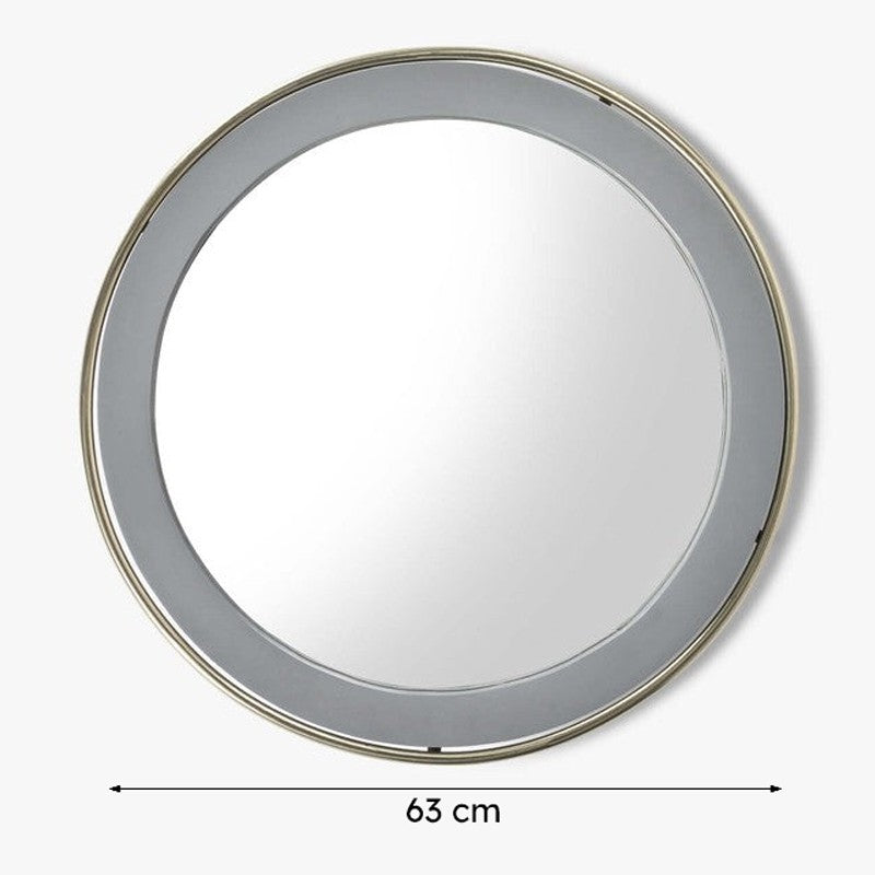 Orange Tree Tosi Round Wall Mirror - Gold,Silver media 9