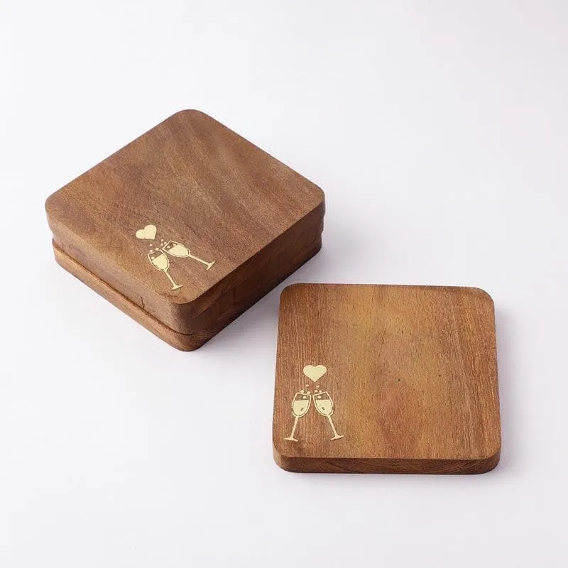 Refreshment Wooden Coaster - Set Of Four media 5