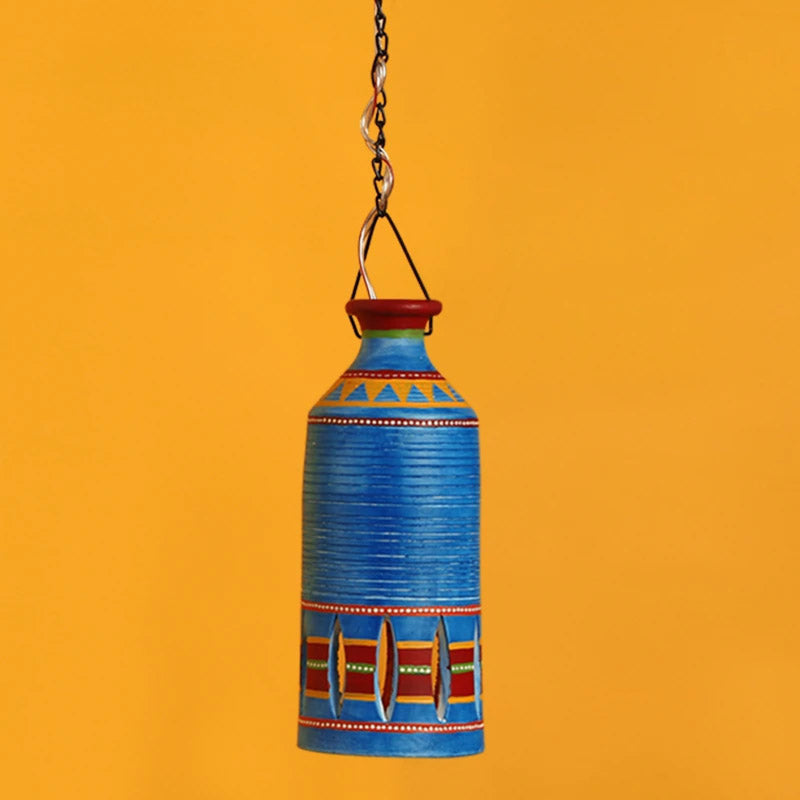 Shua Terracotta Ceiling Lamp - Blue media 4