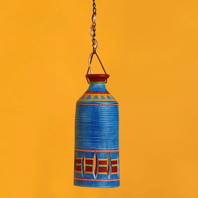 Shua Terracotta Ceiling Lamp - Blue media 4