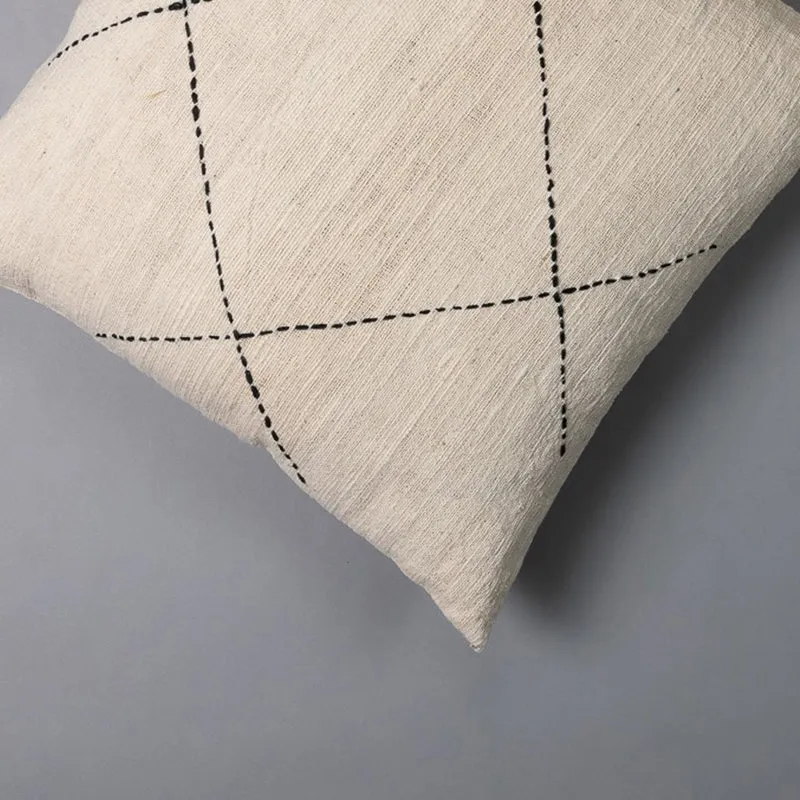 Thread Glyph IV Embroidered Cushion Cover media 4