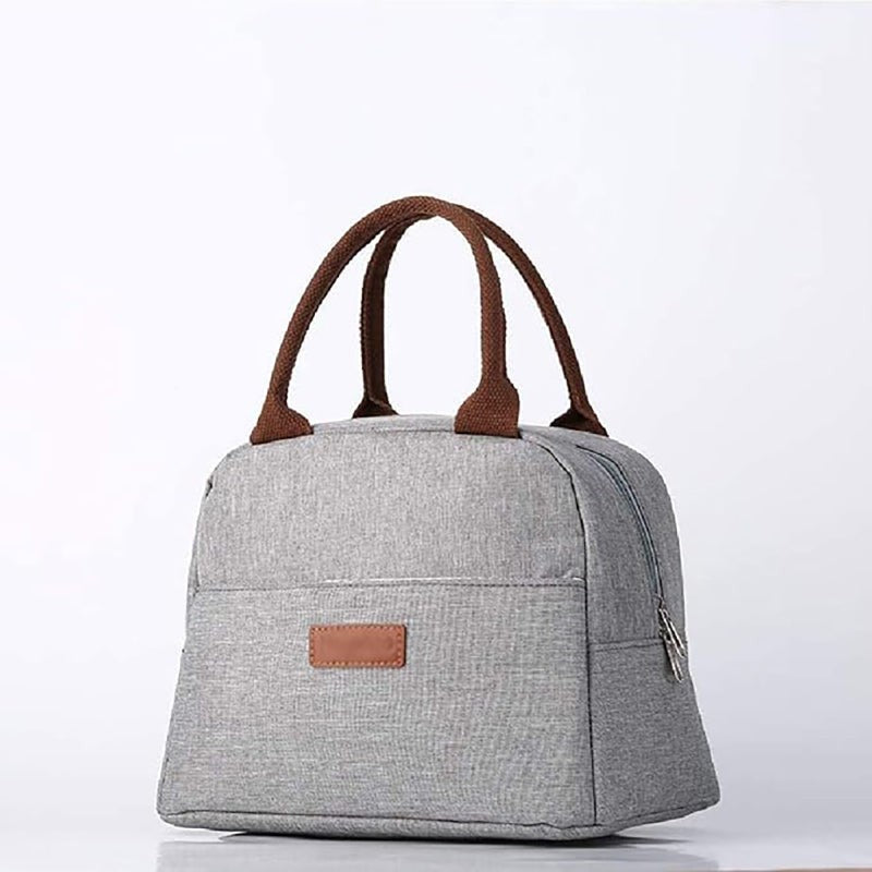 Binta Nylon Lunch Bag - Grey media 3