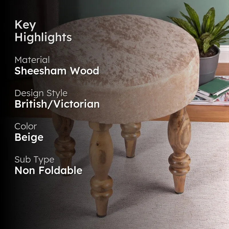 Rexon Sheesham Wooden Bench - Beige media 2
