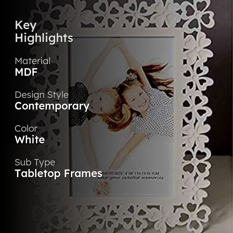 Feather Floral Photo Frame media 2