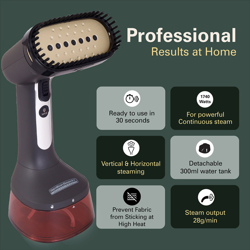 Hamilton Beach Garment Steamer - 1740 W media 3
