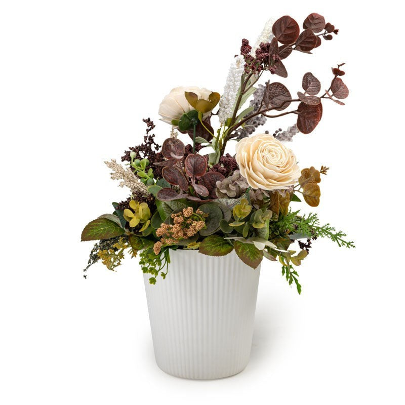 Autumn Fairy Solawood Floral Bunch With Pot image 6