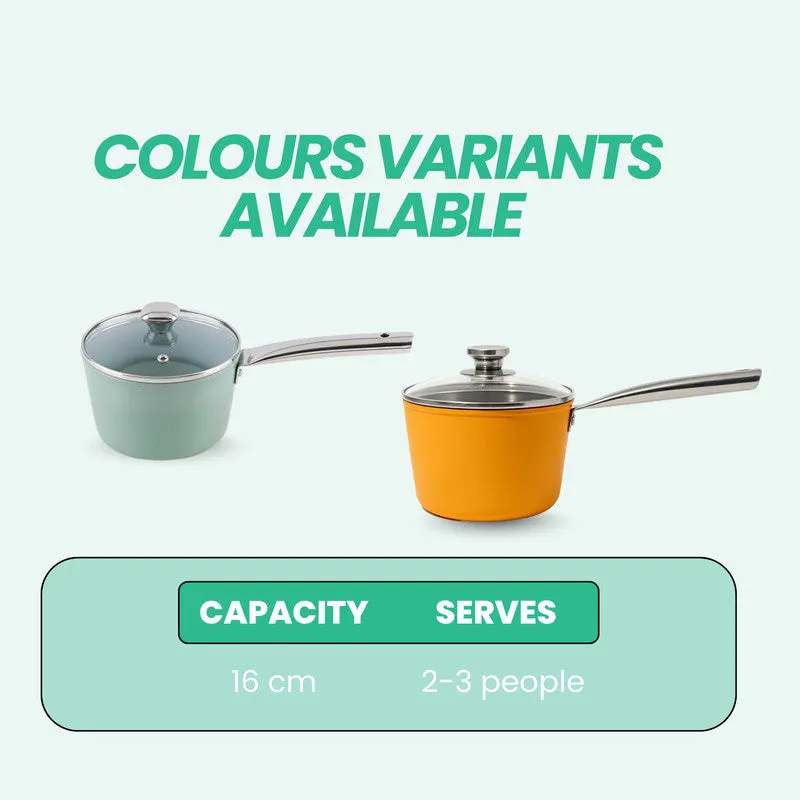 Salford Prepza Forged Ceramic Saucepan with Glass Lid - 1700 mL media 8
