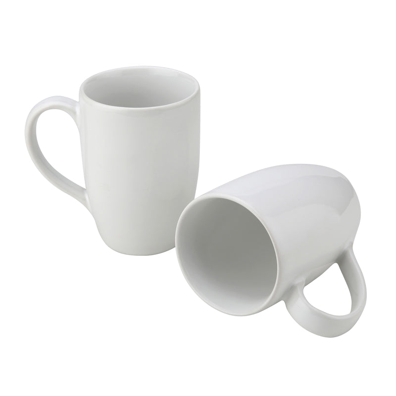 Kopi Ceramic Coffee Mug (White/350 mL Each) - Set Of Two media 4